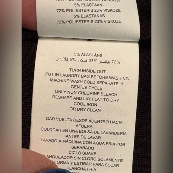 Michael Kors Silver Chain Black Halter Dress size L NWT - Picture 9 of 14